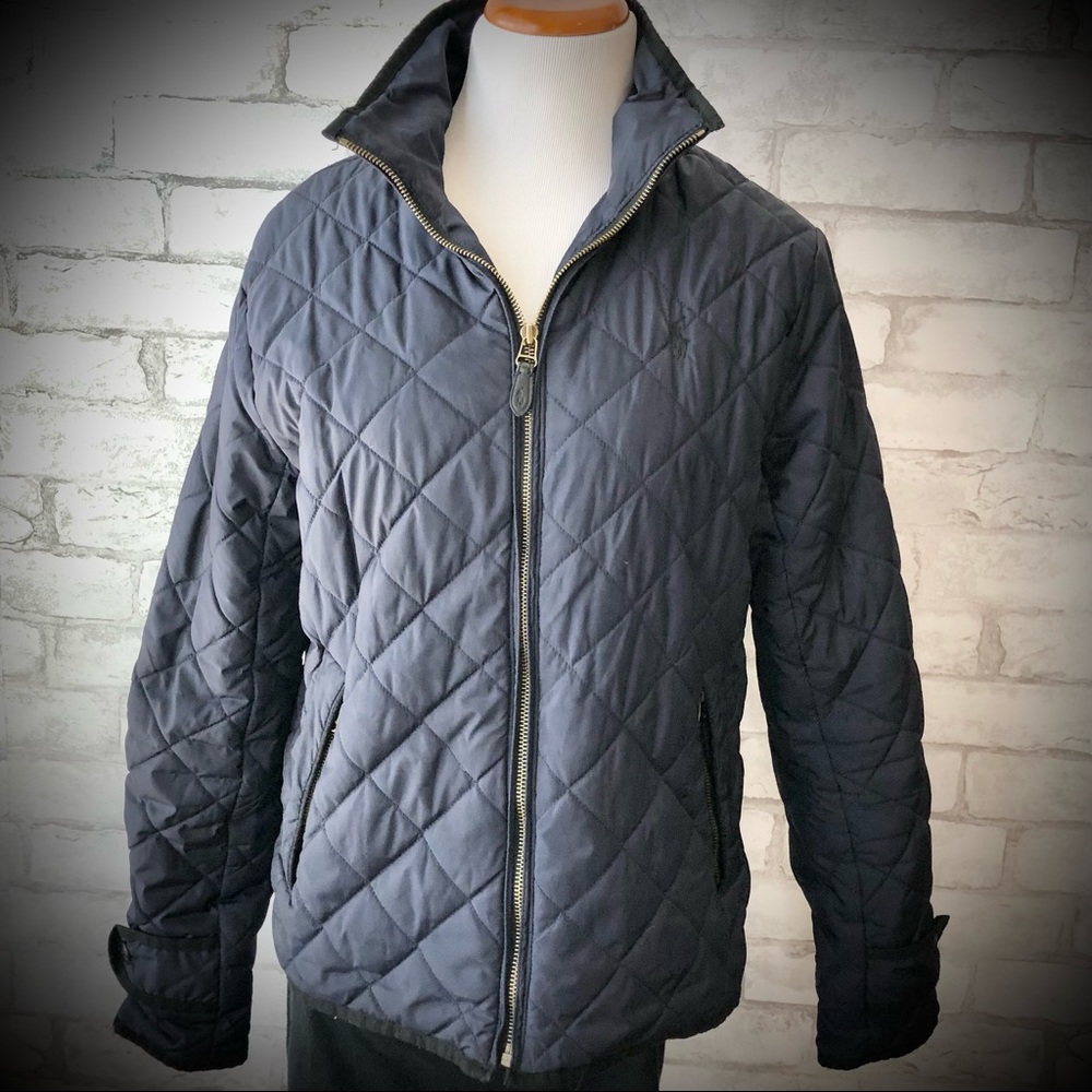 Women's Quilted Ralph Lauren Jacket - Blue